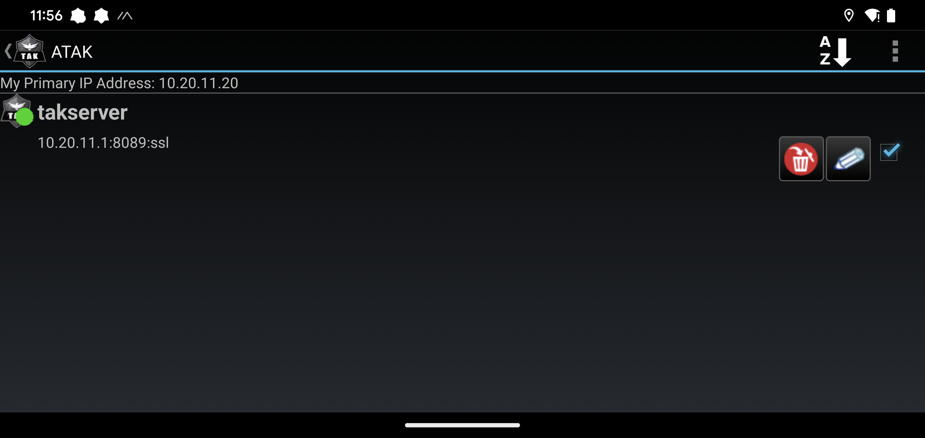 TAKServer interface